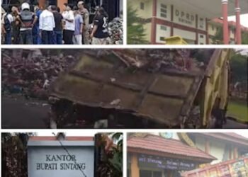 Viral Kantor Bupati Dan DPRD Sintang Halaman Di Jadikan Tempat Pembuangan Sampah