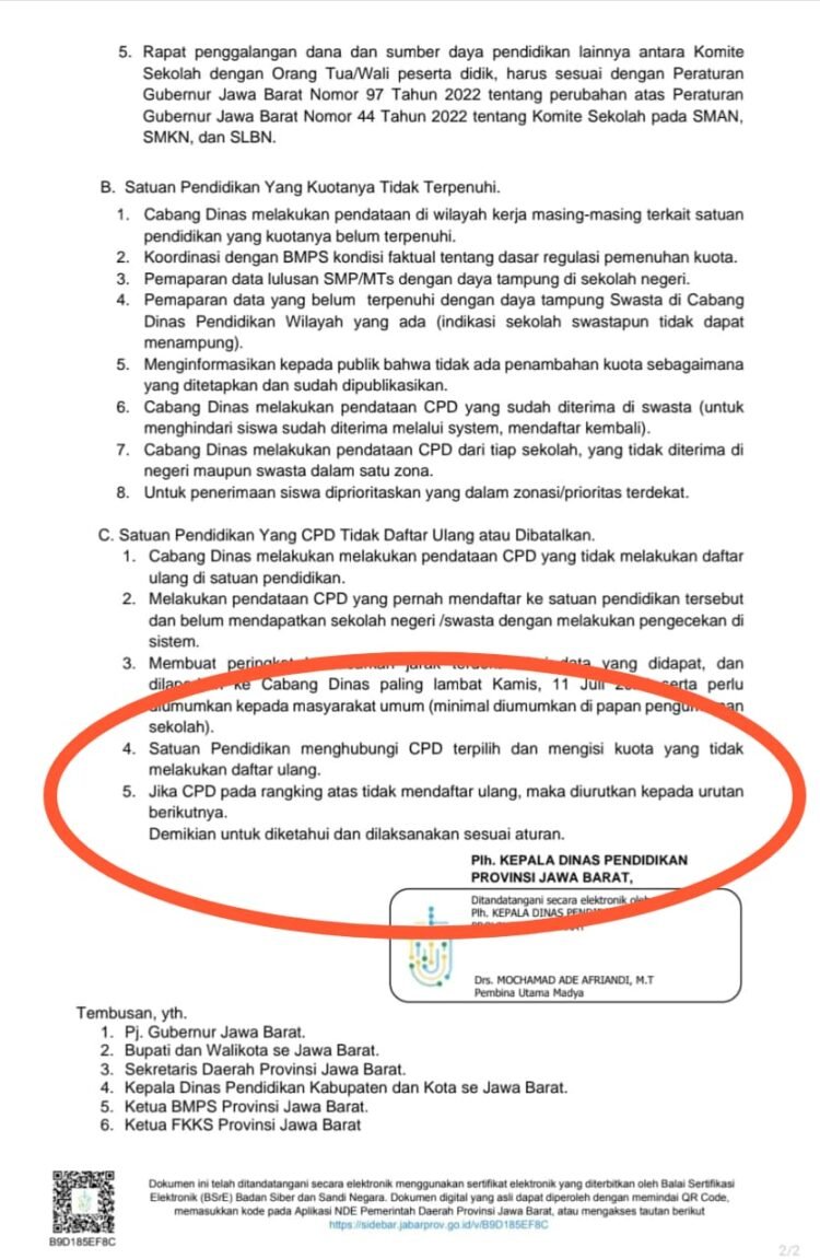 Keluhkan PPDB Di SMAN 2 Jonggol, Warga : Ada 11 Calon Siswa Diduga Adanya Kecurangan