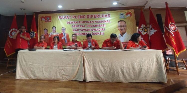 Rapat Pleno Diperluas Depinas SOKSI Bersama Depidar SOKSI Seluruh Indonesia dan Organisasi Sayap Konsentrasi Lembaga Tingkat Pusat