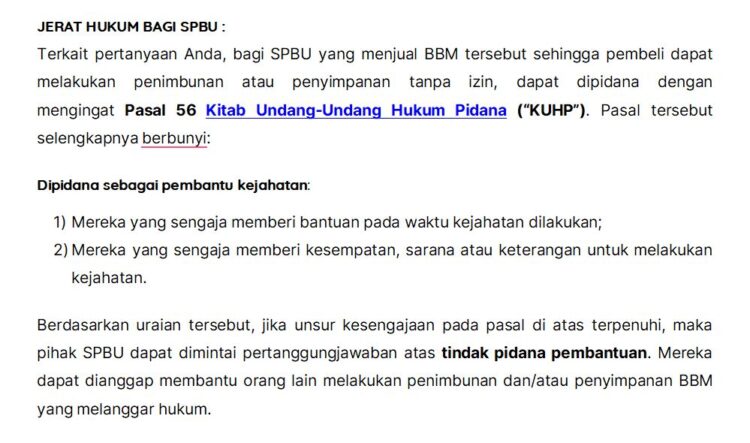 Organ DPP IBU PRABU 08, Minta APH Tangkap Dan Penjarakan Pelaku Pidana Pengangkutan Dan Penimbunan BBM Bersubsidi Jenis Pertalit Di SPBU 34-166-11