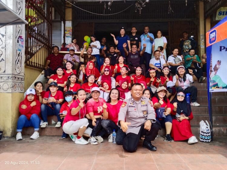 PD Pasar Horas Jaya, BRI Unit Pasar Horas dan Para Pedagang Meriahkan HUT RI Ke-79 Tahun 2024