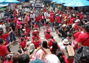 PD Pasar Horas Jaya, BRI Unit Pasar Horas dan Para Pedagang Meriahkan HUT RI Ke-79 Tahun 2024
