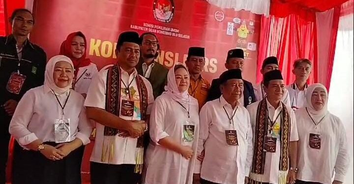 6 Parpol Deklarasi Dukung Pasangan ABDI di Pilkada OKU Selatan