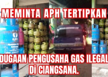 Meminta APH Tertibkan Dugaan Pengusaha Gas Ilegal di Ciangsana