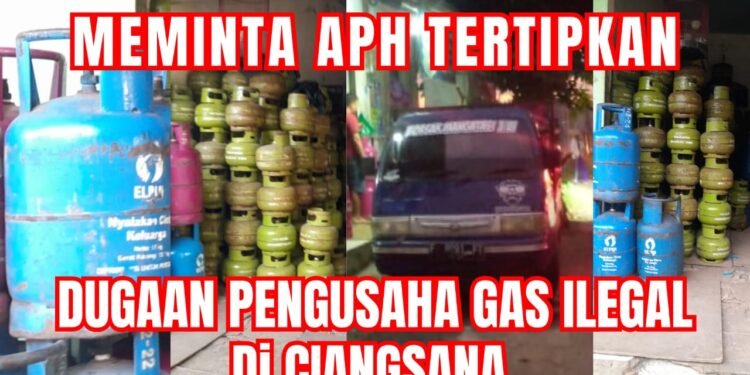 Meminta APH Tertibkan Dugaan Pengusaha Gas Ilegal di Ciangsana