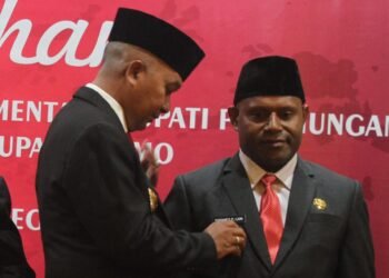 Pj Gubernur Papua Pegunungan Kukuhkan Yohanes Penias Lani Jadi PJS Bupati Pegunungan Bintang