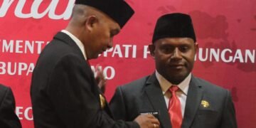 Pj Gubernur Papua Pegunungan Kukuhkan Yohanes Penias Lani Jadi PJS Bupati Pegunungan Bintang