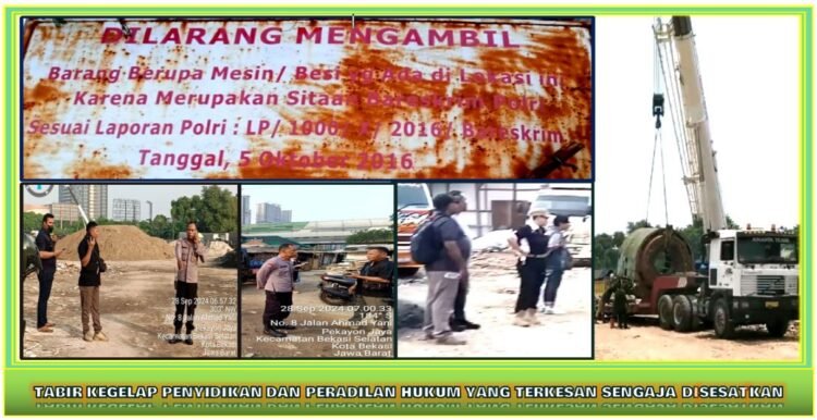 B/8711/XII/RES.1.8./2023/Dittipidum Tertanggal 13 Des 2023 Menjadi Surat Pertimbangan Aktifnya Hak Sita Bareskrim Polri Atas Unit Besi Besi Screb PT.Prifort Di Pekayon, Tangkap Dan Penjarakan (FN) Dalang Pencurian Barang Sitaan
