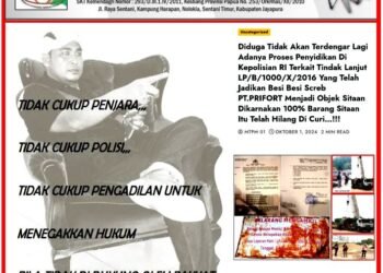 B/8711/XII/RES.1.8./2023/Dittipidum Tertanggal 13 Des 2023 Menjadi Surat Pertimbangan Aktifnya Hak Sita Bareskrim Polri Atas Unit Besi Besi Screb PT.Prifort Di Pekayon, Tangkap Dan Penjarakan (FN) Dalang Pencurian Barang Sitaan