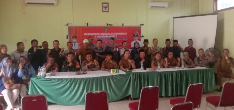 Camat Bathin Solapan Duri Gelar Musrenbang Tingkat Desa/Kelurahan