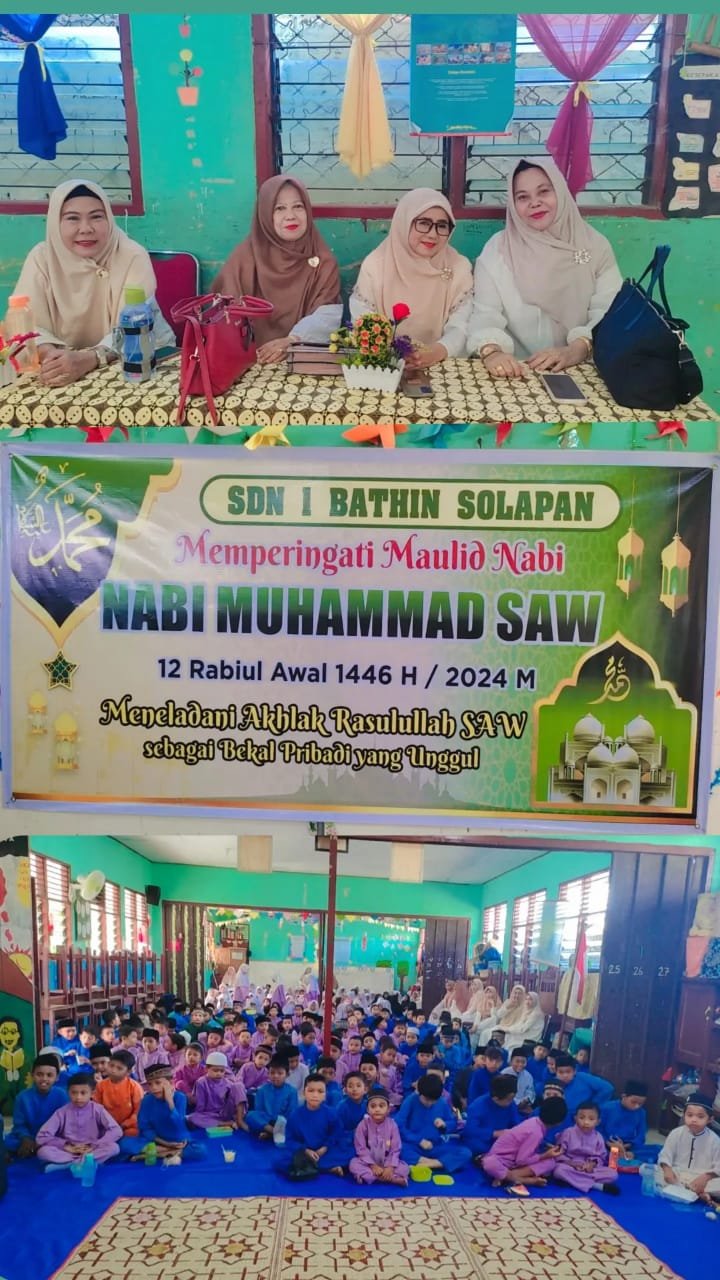 SDN 1 Bathin Solapan Gelar Kegiatan Maulid Nabi Muhammad SAW