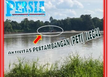 Tindak Tegas Aktivitas Tambang Ilegal (PETI) Di Sungai Melawi RT 06.Desa Baning Kota.Sintang