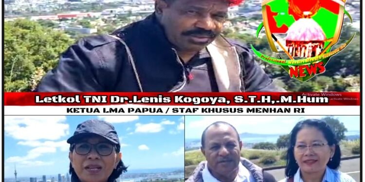 Berita Internasional. Letkol Dr. Lenis Kogoya Bersama 4 Delegasi lainnya Sebagai Perwakilan Dari Negara Indonesia Raya di New Zealand