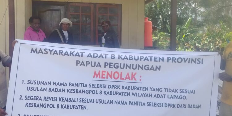 Demo Masyarakat Adat Papua Di Lapago Dipicu Tolak MRP Didalam PANSEL, LMA Desak Mendagri