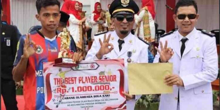 Inilah Pemenang Poradeskel Bermasa Cup 1 Kecamatan Pinggir 2024