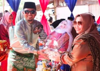 Tiga Ribuan Lebih Peserta dan Kafilah Kecamatan Pinggir Ikut Memeriahkan Pawai Ta’aruf MTQ Ke-49 Kabupaten Bengkalis