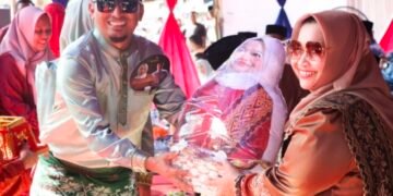 Tiga Ribuan Lebih Peserta dan Kafilah Kecamatan Pinggir Ikut Memeriahkan Pawai Ta’aruf MTQ Ke-49 Kabupaten Bengkalis