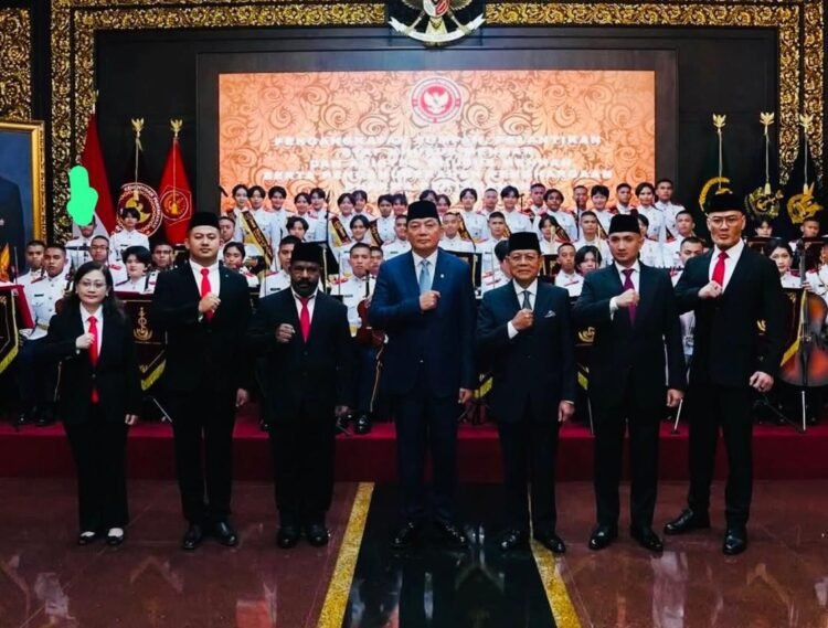 Dr.Lenis Kogoya S.T.H., M.Hum Resmi Di Lantik  Sebagai Staf Khusus Mentri Pertahanan RI