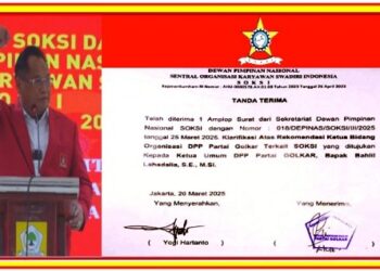 ALI WONGSO INGATKAN PIMPINAN GOLKAR JANGAN LANGGAR AD/ART DAN INTERVENSI SOKSI