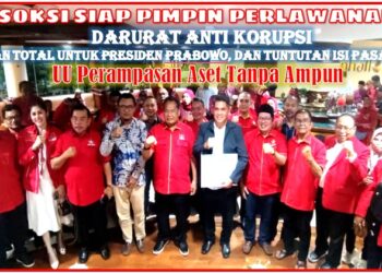 SOKSI menggelar Dialog Nasional bertema 'Darurat Korupsi dalam Kajian Hukum dan Politik' di Townhall Resto, Hotel Midtown, Jakarta.