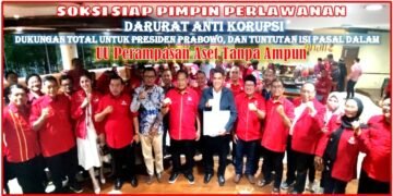 SOKSI menggelar Dialog Nasional bertema 'Darurat Korupsi dalam Kajian Hukum dan Politik' di Townhall Resto, Hotel Midtown, Jakarta.