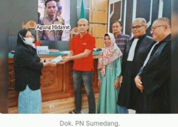 PN Sumedang Berhasil Damaikan Pihak Pelapor dan Terdakwa Pasal 372 jo. Pasal 55 Ayat – , Terkait Tindak  Sdr. Agung Hidayat TSK ke 2 Yang Belom Menuai Efekjera di Harapkan APH Segera Tangkap dan Penjarakan