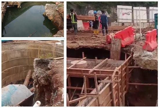 Kontraktor (KMU) Dinilai Tidak Profesional, Pekerjaan Pam Jaya Terbengkalai Di Lahan Warga