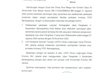 Surat Ajaib dari UPST DLH DKI Soal Jalur Truk Sampah, Diduga Aspal dan Belum Diterima Pejabat Setempat