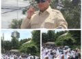 Perumnas 1 Bekasi Selatan Dipadati Warga, Antusias Sambut Kedatangan Presiden Prabowo Subianto ‎