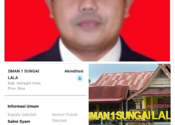 Minta Kajari Inhu Audit Dana BOSP dan BOSDA di SMAN.1 Sungai Lala GARRI, Kami Sudah Surati