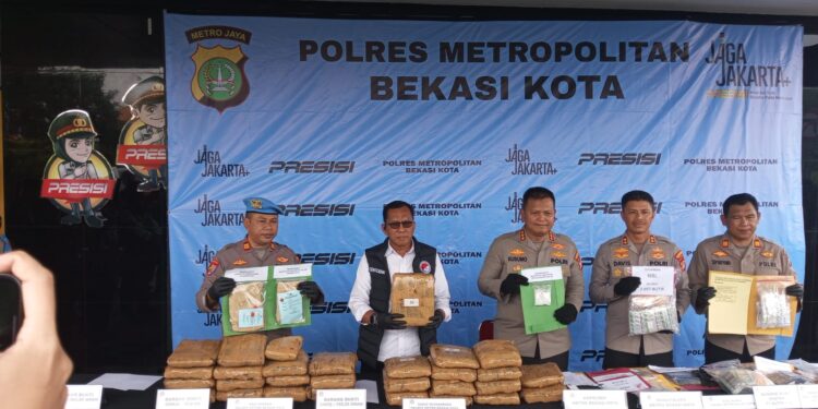 Perang Tanpa Kompromi! Polres Metro Bekasi Kota Bongkar 80 Kasus Narkoba & Obat Berbahaya, 98 Tersangka Diringkus