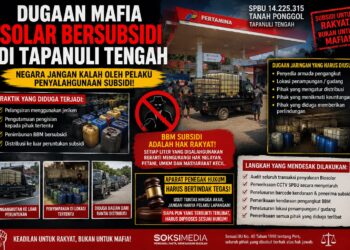 DUGAAN MAFIA SOLAR BERSUBSIDI DI TAPANULI TENGAH HARUS DIUNGKAP! APARAT JANGAN HANYA DIAM, NEGARA JANGAN KALAH OLEH PELAKU PENYALAHGUNAAN SUBSIDI