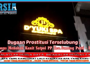 Terkait Dugaan Prostitusi Terselubung : Respons Menohok Kanit Satpol PP Kecamatan Gunung Putri